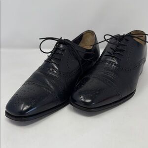 Florsheim Imperial Black Oxford Shoes Classic Leather Design